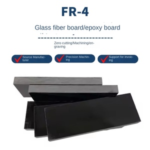 Plaques en plastique FR-4 antistatiques en fibre de verre noire, ignifuges, résistantes aux hautes températures, en résine époxy, usinage CNC de précision - Product Image 3