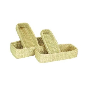 Panier de rangement en rotin moderne, design attrayant, écologique, multifonctionnel, pour boissons/aliments, prix abordable - Product Image 1