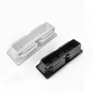 Plastic End Caps 50x150mm Steel Square Tube Plugs For <b>Hardware</b> Pipes Low Voltage Cable Protection - Product Image 1