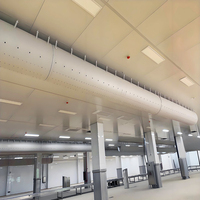 Système de conduits en tissu perforé à jet pour un portée longue distance, idéal pour les entrepôts