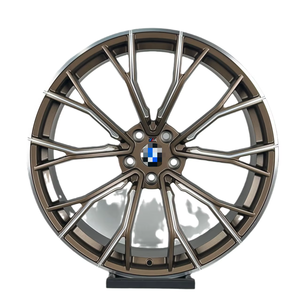 Juego de 4 Ruedas de Aleación Forjadas para Serie 5/7 IX 3 <span class=keywords><strong>730</strong></span>, Modificadas, Nueva Acabado Cromado, Ajuste Universal, 8.5-11J, Ruedas de Aleación para Automóviles de Pasajeros - Product Image 1