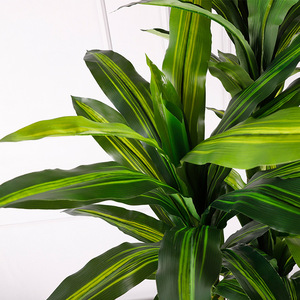 Arbre artificiel Ficus Ironwood brésilien en soie, plante en pot pour décoration intérieure et extérieure, haute simulation, pièce unique, rond - Product Image 1