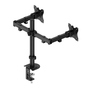 Nouveau design vente chaude support d'ordinateur pour 17-32 pouces double écran montures <span class=keywords><strong>hauteur</strong></span> réglable C-Clamp <span class=keywords><strong>moniteur</strong></span> support de table - Product Image 3