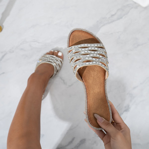 Elegantes Sandalias de Tacón Alto con Pedrería, Punta Abierta, Ligeras, Atemporales, Sexys, con Forro Acolchado de Imitación de Cuero para Mujer - Product Image 5