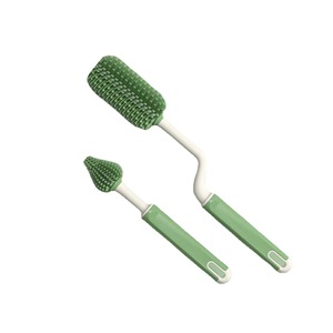 Juego de cepillos de silicona para biberones con limpiador de pajitas y tetinas para la limpieza de biberones y accesorios para bebés - Product Image 4