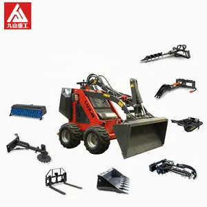 Mais barato Epa Euro5 Skid Steer Mini Loader Stand On Skid Steer Com Balde