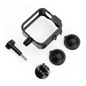 HONGDAK Jaula de Plástico para <span class=keywords><strong>GoPro</strong></span> <span class=keywords><strong>MAX</strong></span> 2, Carcasa Protectora con Marco Metálico, Incluye Tapa de Lente y Cubierta Lateral de Batería - Product Image 6