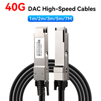Câble DAC SFP+ HORACO 40G 1M 2M 3M 5M 7M, câble Twinax passif en cuivre à connexion directe pour concentrateurs MikroTik/Netgear/Zyxel et centres de données