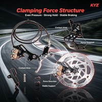 Ensemble d'étrier de frein arrière en aluminium CNC 6061 Surron Light Bee X Ultra Bee KYZ, haute performance, robuste, pour mise à niveau de motocross