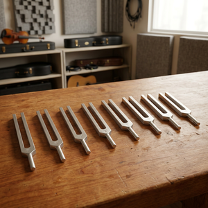 Ensemble de diapasons en aluminium, 8 pièces, série octave, instrument manuel, usage chirurgical. - Product Image 2