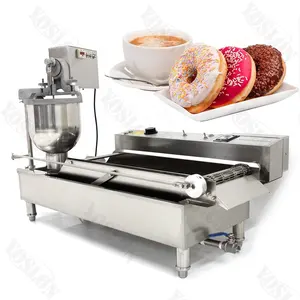 Yoslon T-100 Volautomatische Commerciële Auto Mini Mochi Maker Bakkerij Donut Friteuse Machine Voor Donuts