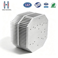 Dissipateur thermique en aluminium sur mesure, usinage CNC personnalisé, aluminium 6063 T5 pour éclairage de scène LED, fabricant OEM, production sur mesure