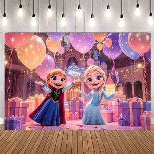 Telones <span class=keywords><strong>de</strong></span> Fondo Personalizados <span class=keywords><strong>de</strong></span> 5x3 Pies con Temática <span class=keywords><strong>de</strong></span> la Princesa Elsa, Decoraciones para Fiestas <span class=keywords><strong>de</strong></span> Cumpleaños, Banderas y Telones <span class=keywords><strong>de</strong></span> Fondo del Castillo <span class=keywords><strong>de</strong></span> <span class=keywords><strong>Frozen</strong></span> - Product Image 1