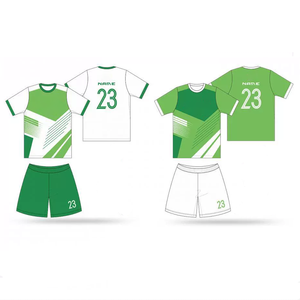 Nueva Camiseta de Fútbol Personalizada por Sublimación, Uniforme de Entrenamiento de Fútbol a la Moda, Pantalones Cortos Transpirables de Secado Rápido, Diseño de Cuello en V de Poliéster de Alta Calidad - Product Image 4