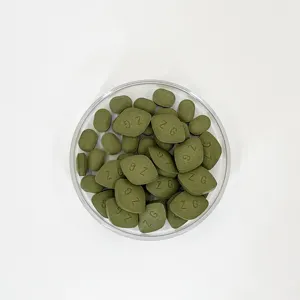 Supplément de soins de santé Protoga usine de Chine comprimés de chlorella de qualité alimentaire personnalisés