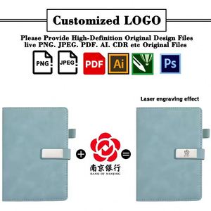 Wholesale Custom Logo Printed <b>Leather</b> Cover A5 <b>Diary</b> Notebook Promo Business Gift Travel Notebook with Pen Holder - Product Image 4