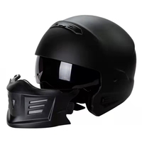 Casque complet Samurai Scorpion pour vélo électrique Vintage, casque de moto modulaire demi-visage 3/4, offre spéciale