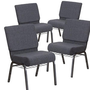 Sillas de Auditorio Acolchadas de Metal al por Mayor, Sillas de Conferencia Apilables e Interconectables para <span class=keywords><strong>Teatro</strong></span> - Product Image 5