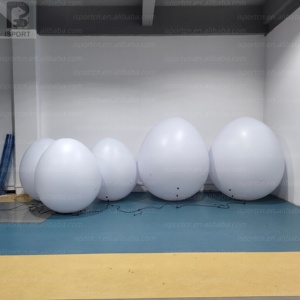 Huevo Inflable LED con Cambio de Color RGB, Esfera Colorida Brillante, Decoración para Eventos/Fiestas/Mercados Nocturnos - Product Image 4