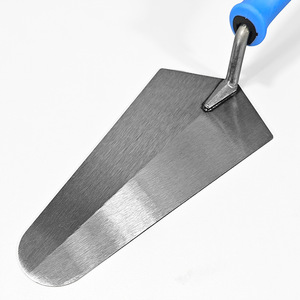 Truelle à briques en acier au carbone à tête ronde pour la maçonnerie, le plâtrage, la construction de murs, le nivellement des sols - Product Image 2