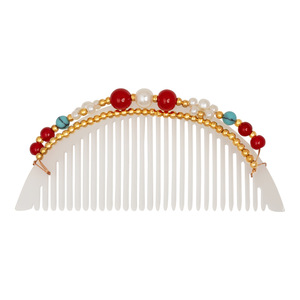 Estilo Hanfu antiguo, estilo de la dinastía Ming, peineta sencilla para el cabello, adorno para el cabello, elegante y versátil, imitación de jade en acetato. - Product Image 5