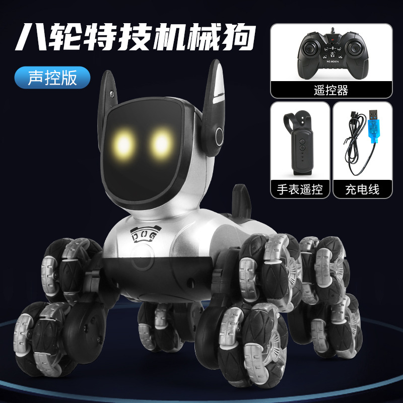 Montre télécommandée intelligente pour chien robotique à commande vocale