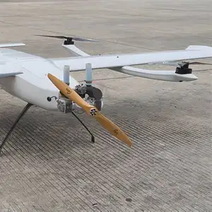 طائرة بدون طيار مخصصة عالية الجودة بإطار جناح من ألياف الكربون طائرة بدون طيار صاروخية Vtol للاستخدام مع الصواريخ