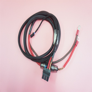 Pengekang kawat manufaktur steker penerbangan harness mekanis dan peralatan elektronik konektor harness steker hitam - Product Image 4