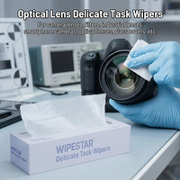WIPESTAR Delicate Task Wipers 100% Wood Pulp 140pcs Industrial Laboratory Wiping Paper for R&D Room Precision Surface Cleaning