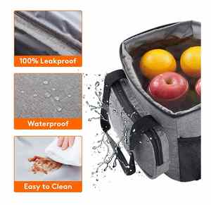 Custom Cooler Bags Custom Logo Picnic Outdoor Thermal Bag Food Delivery Insulated Lunch Tote Bags Polyester Zipper Closure - Product Image 4