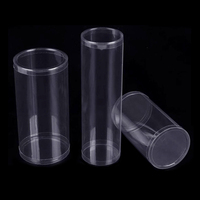 Emballage alimentaire pour animaux de compagnie personnalisable, conteneur à fruits, petite boîte cylindrique en plastique transparent, emballage pour bleuets