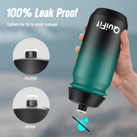 Botella de Agua Deportiva Reutilizable de 500 ml, Libre de BPA, Diseño de Compresión Suave, Método de Flujo por Presión, Hecha de PP para Bicicleta de Montaña