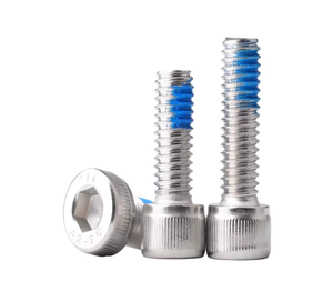 Tornillo de Cabeza Hexagonal Larga con Rosca Interna Nylock, Acero Inoxidable ANSI AISI SS 304 316 316L A2 A4 70 80 - Product Image 1