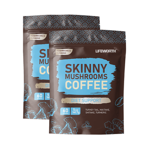 Campuran Jamur Superfood Lifewoth Performance Chaga <span class=keywords><strong>Cordyceps</strong></span> Lion's Mane Maitake Enzim Energi dan Kolagen - Product Image 1