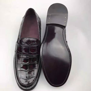 Мужские туфли ручной работы из натуральной кожи крокодила, лоферы для вечеринок, пенни-лоферы, дизайнерские классические туфли класса люкс - Product Image 4