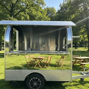Food Trailers Fully Equipped Europe Standard European Food Trailer Mobile Food <b>Caravan</b> Trailer Mobile Spain Churros Trailer - Product Image 1
