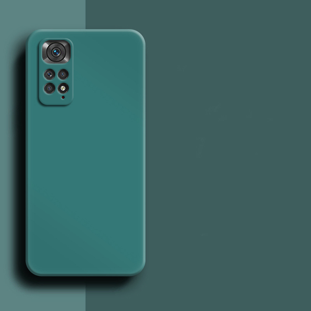 Straight Edge Soft Skin Touch TPU Phone Case for Xiaomi Redmi Note 11s 11 Pro Plus 10 10S 5G Camera Lens Protection Mobile Cover