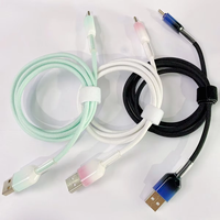 Harga Pabrik Bersertifikat CE RoHS Kabel Pengisian Cepat PD 27W Ice Crystal USB C ke L untuk iPhone 15 14 13 12 11 Grosir