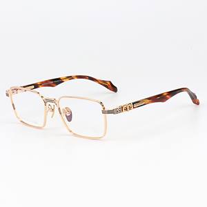 Lunettes de vélo modernes en corne de buffle pour hommes et femmes, montures optiques multifocales progressives tendance pour dames, personnalisables en gros - Product Image 1