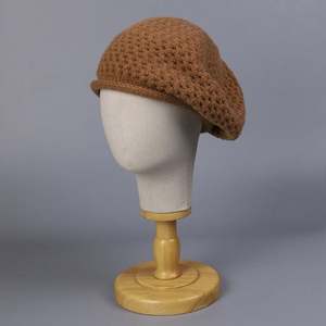 Nouvelle Arrivée 2025 – Béret Tricoté Automne Hiver pour Femme – Chaud, Couleur Unie, Décontracté, Tendance, Coloré et Pliable - Product Image 2