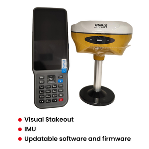 Máy thu tín hiệu <span class=keywords><strong>GPS</strong></span> Hi-Target V300/V500 độ chính xác cao với 1408 kênh và chức năng định vị AR Stake Out dùng cho khảo sát đất đai GNSS RTK - Product Image 3