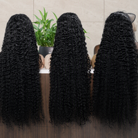 Perruque brésilienne en cheveux humains naturels, bouclés style birman, ondulés effet eau, avec dentelle frontale HD, cheveux vierges alignés sur les cuticules, vente en gros