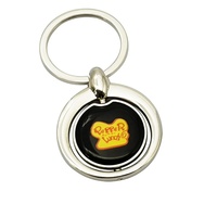 Porte-clés Spinner Personnalisé en Alliage de Zinc, Léger, Étanche et Écologique, Style Dessin Animé Vintage, Vente en Gros Promotionnelle