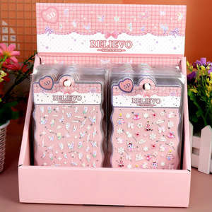 Adesivi per Unghie 5D in Rilievo Impermeabili, Stile Carino Fatto a Mano con Farfalle, Fiori, Luna, <span class=keywords><strong>Stelle</strong></span> e Cuori per Bambini - Product Image 4
