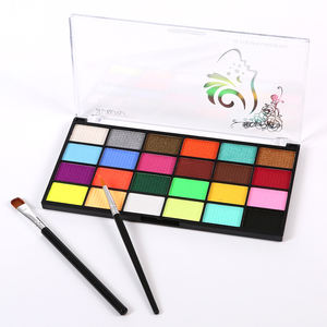 Set de <span class=keywords><strong>peinture</strong></span> à la <span class=keywords><strong>gouache</strong></span> 24 couleurs <span class=keywords><strong>Peinture</strong></span> pour le <span class=keywords><strong>visage</strong></span> et le corps à base d'eau pour enfants Utilisation facile et lavage rapide - Product Image 2