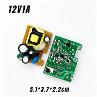 Adaptateur secteur personnalisé ODM 5V 1.5A 6V 1A 9V 1A 12V 1A 1.5A 2A 24V 0.5A AC100V-240V à économie d'énergie Niveau VI avec carte PCB