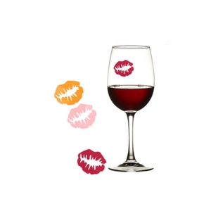 Food Grade Colors Silicone Wine Glass Marker at Parties - Product Image 1