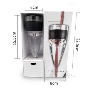 Rượu Vang Đỏ Chai Pourer Không Khí Thiết Lập Khí Di Động Nhanh Chóng <span class=keywords><strong>Decanter</strong></span> Pourer Và Nhanh Chóng <span class=keywords><strong>Decanter</strong></span> Spout Rượu <span class=keywords><strong>Aerator</strong></span> Pourer Bộ Quà Tặng - Product Image 6