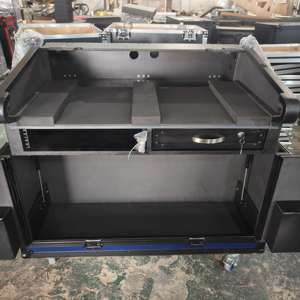 Goodwill Customize Aluminium Durable Flip Flight Case pour Allen & heath GL2400-432 Mixer avec support pour ordinateur portable - Product Image 4