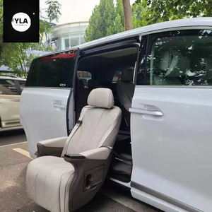Sedile <span class=keywords><strong>Auto</strong></span> in Pelle per Toyota, Stile Aviazione, Programmabile, Girevole, Sollevabile, per MPV, Van, SUV - Product Image 1